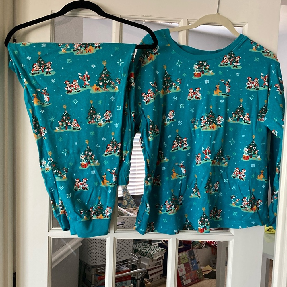 Disney Unisex Christmas Festive Pajamas - Blue
